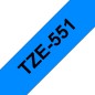 Brother Tape Black on Blue 24mm